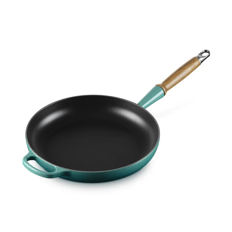 Sartén de hierro con mango de madera Le Creuset