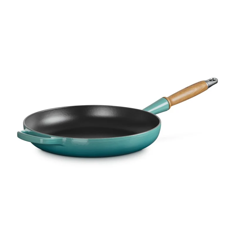 Sartén de hierro con mango de madera Le Creuset