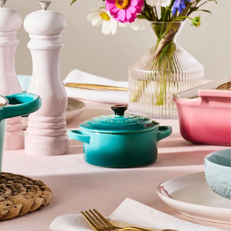 Mini-cocottes cerámicas Le Creuset