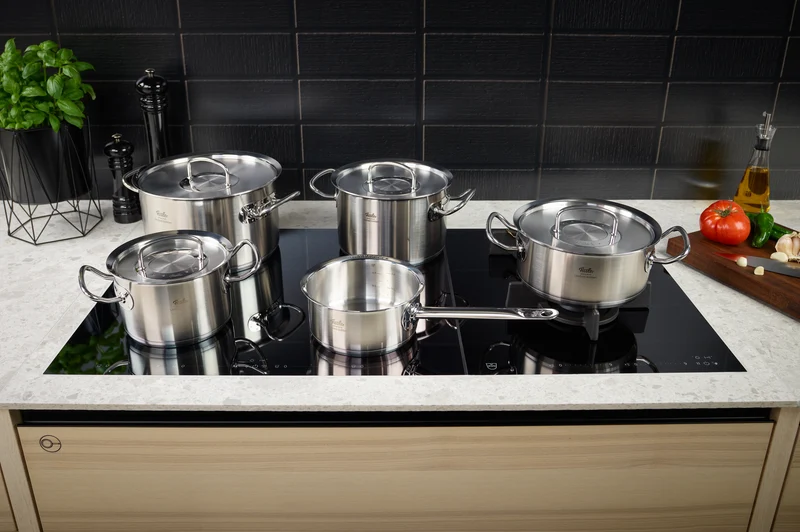 Original-Profi Collection® Retro 5-tlg. Topf-Set mit Metalldeckel