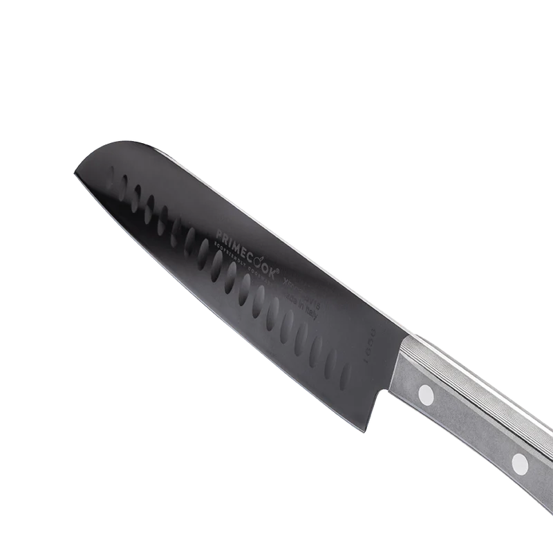Coltello professionale Santoku Olivato 18 cm