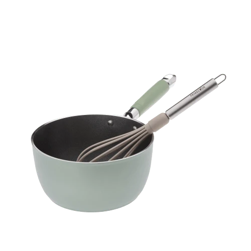 Frusta in Nylon con Manico in Acciaio Inox