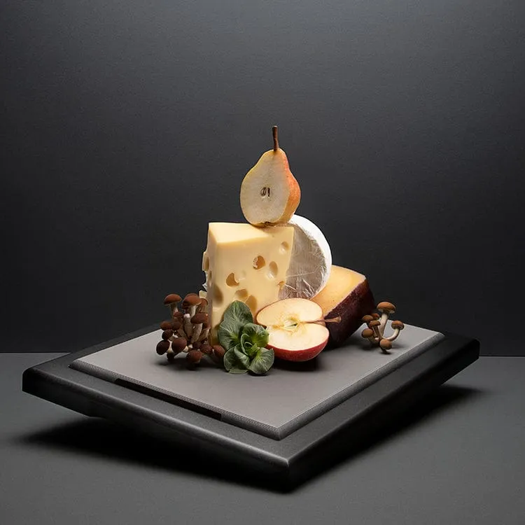 Tagliere in Paperstone® con porta tagliere 41x31 cm