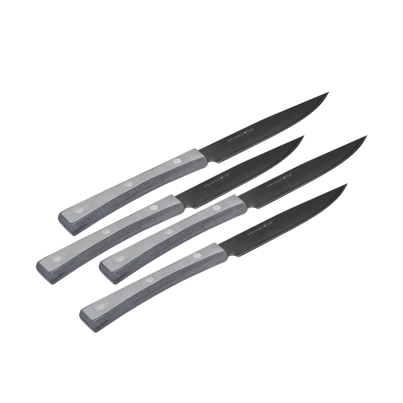 Set 4 coltelli bistecca affilato 13 cm