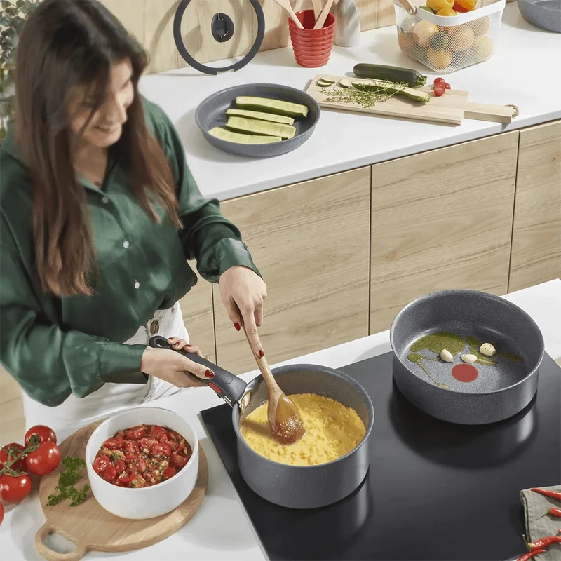 Ingenio Mineralis Batteria Pentole Con Accessori In Acciaio Inox - Set 13 Pz