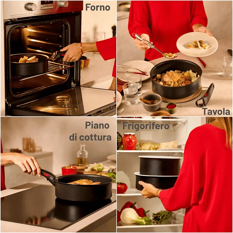 Ingenio Mineralis Batteria Pentole Con Accessori In Acciaio Inox - Set 13 Pz
