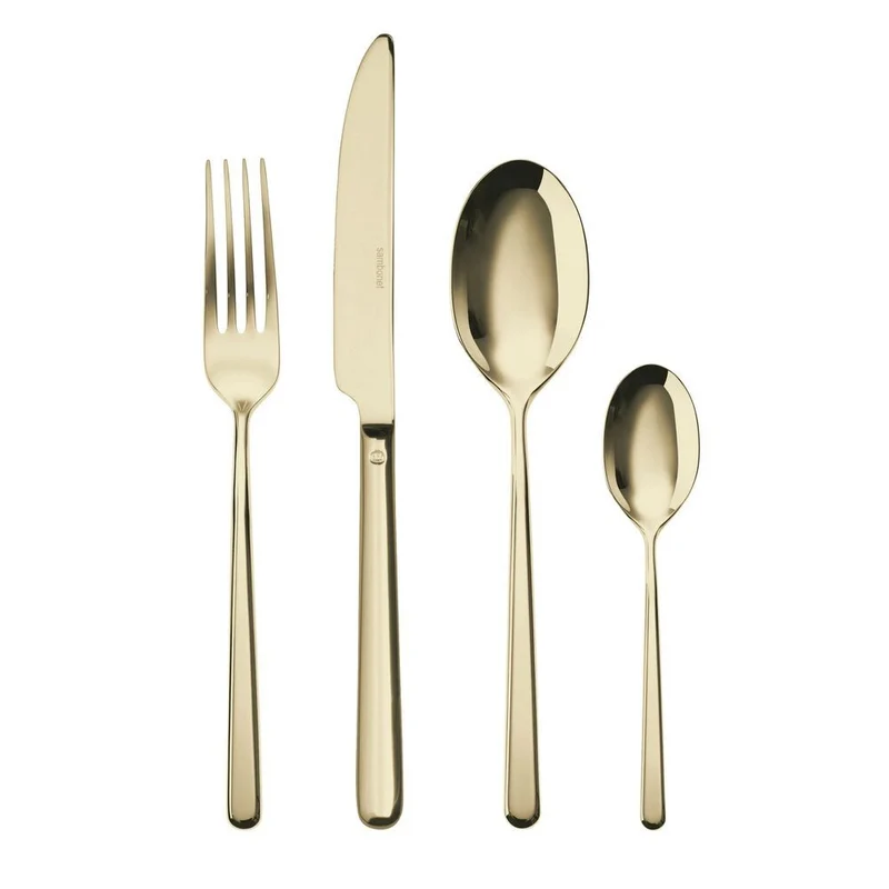 Linear Servizio Posate In Acciaio Inox 18/10 - Set 24 Pz