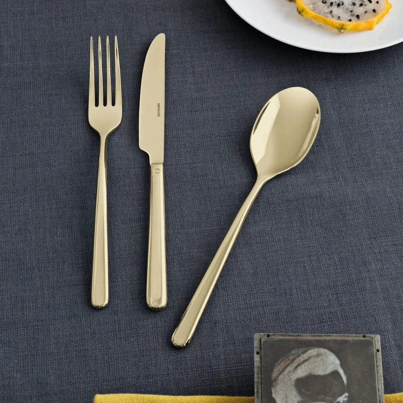Linear Servizio Posate In Acciaio Inox 18/10 - Set 24 Pz