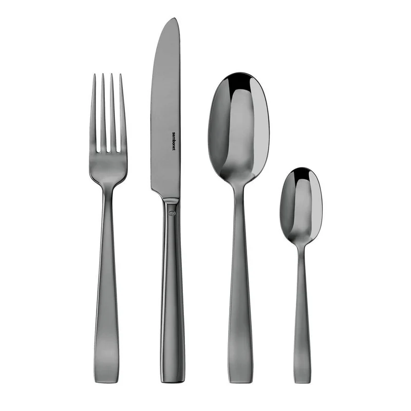 Flat Servizio Posate In Acciaio Inox 18/10 - Set 24 Pz