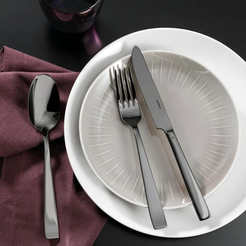 Flat Servizio Posate In Acciaio Inox 18/10 - Set 24 Pz