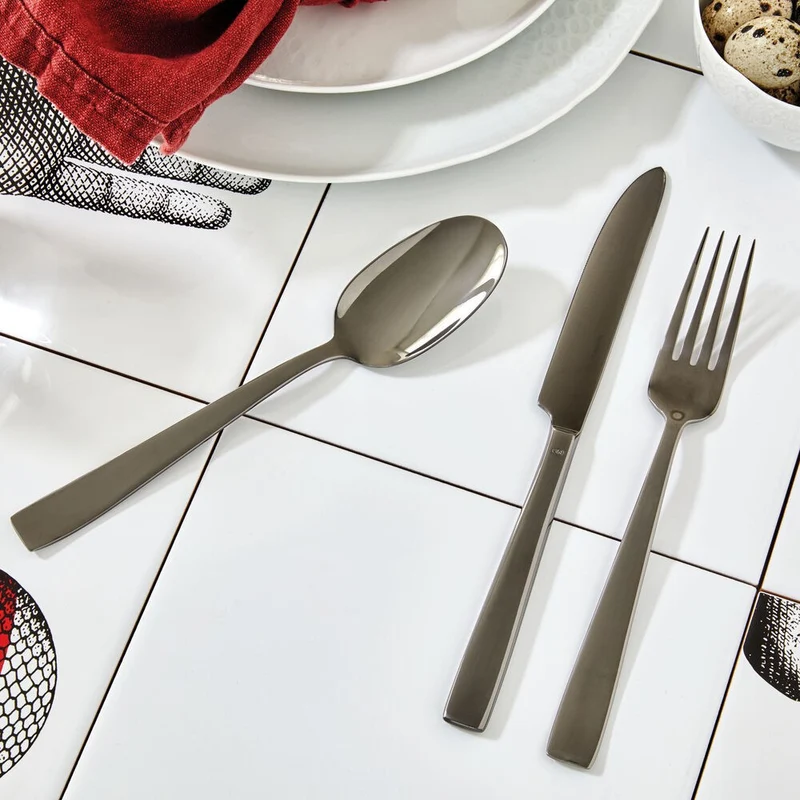 Flat Servizio Posate In Acciaio Inox 18/10 - Set 24 Pz