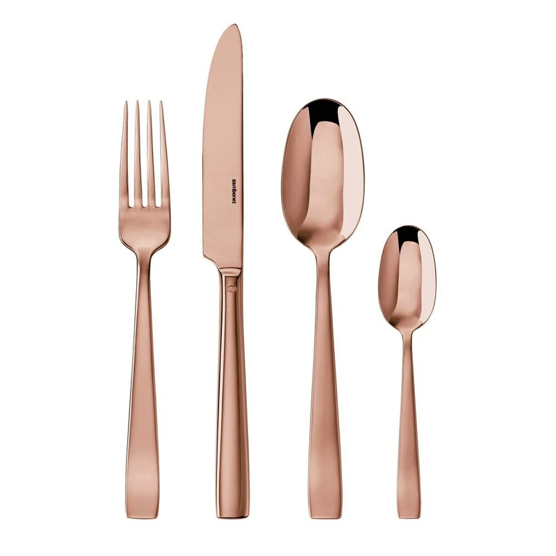 Flat Servizio Posate In Acciaio Inox 18/10 - Set 24 Pz