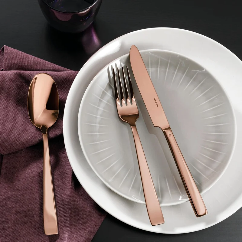 Flat Servizio Posate In Acciaio Inox 18/10 - Set 24 Pz