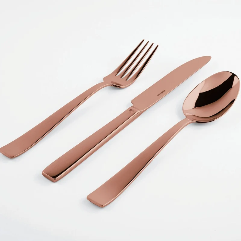 Flat Servizio Posate In Acciaio Inox 18/10 - Set 24 Pz