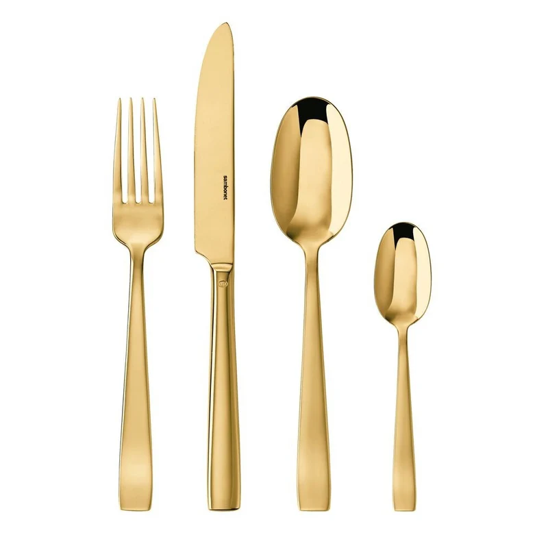 Flat Servizio Posate In Acciaio Inox 18/10 - Set 24 Pz