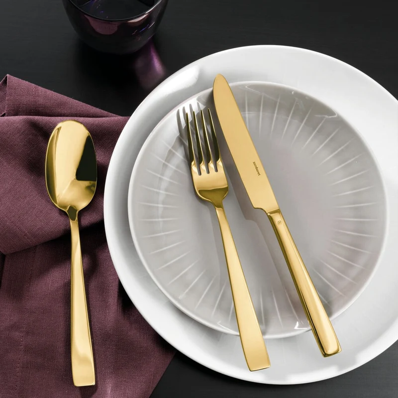 Flat Servizio Posate In Acciaio Inox 18/10 - Set 24 Pz