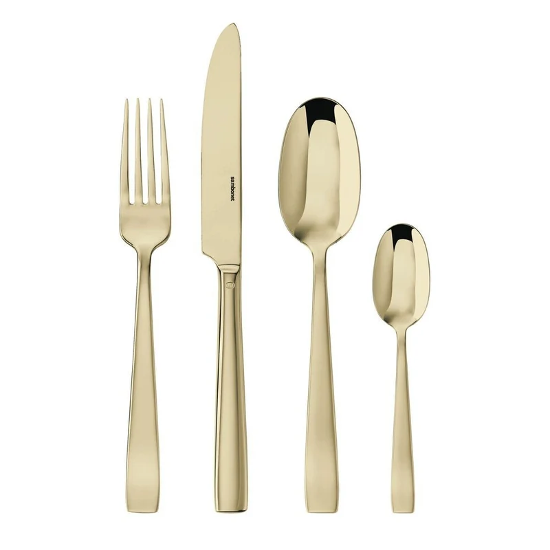 Flat Servizio Posate In Acciaio Inox 18/10 - Set 24 Pz