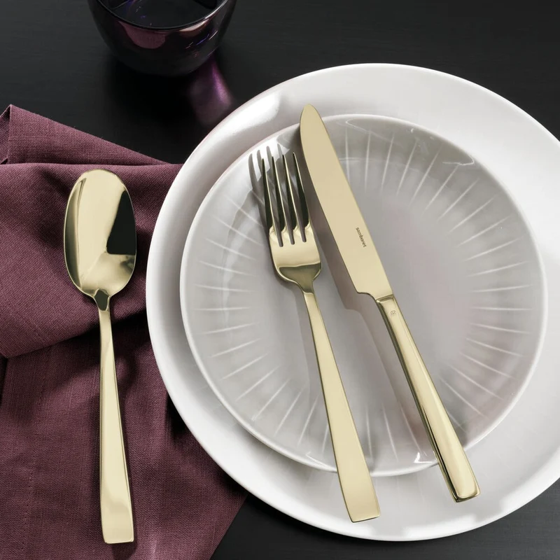 Flat Servizio Posate In Acciaio Inox 18/10 - Set 24 Pz