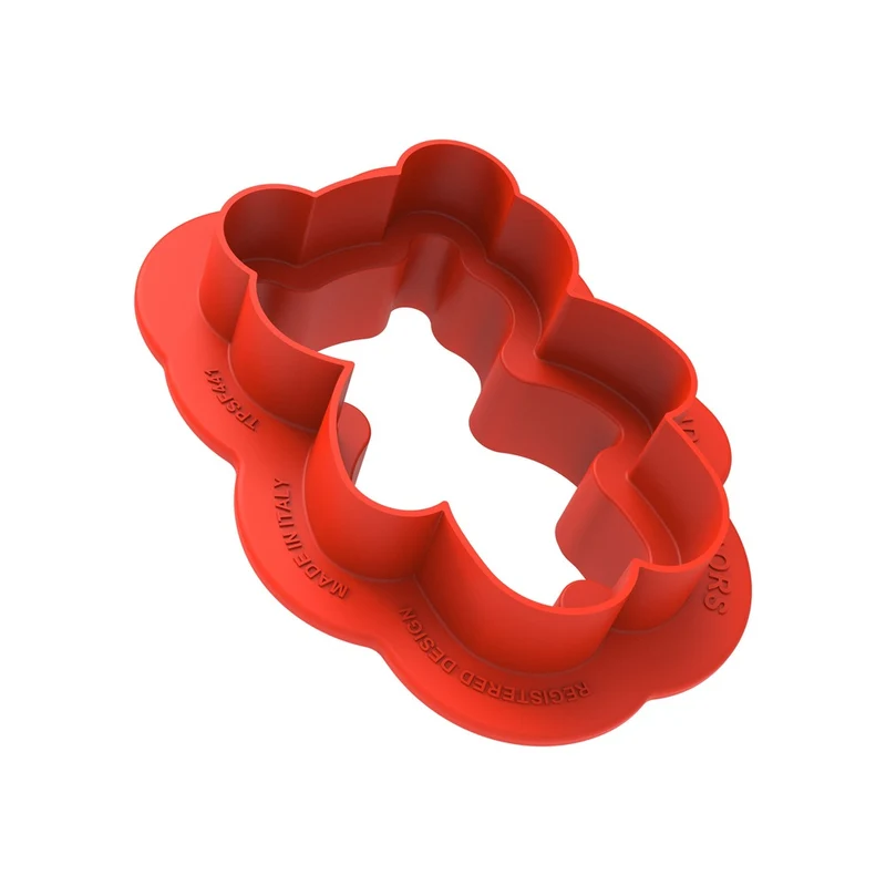 8 Forme - Teddy Bear 68 Stampo Dolci Con Cutter In Silicone