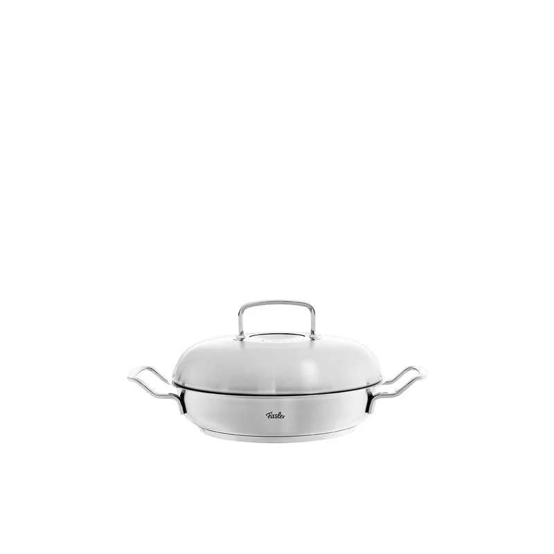 Original-Profi Collection® Servierpfanne mit Novogrill® und Hochraumdeckel