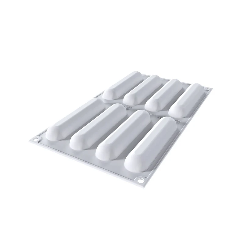 8 Forme - Kit Eclaire Stampo Dolci In Silicone