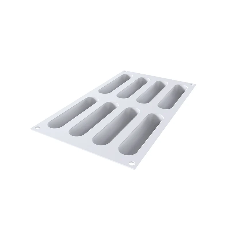 8 Forme - Kit Eclaire Stampo Dolci In Silicone