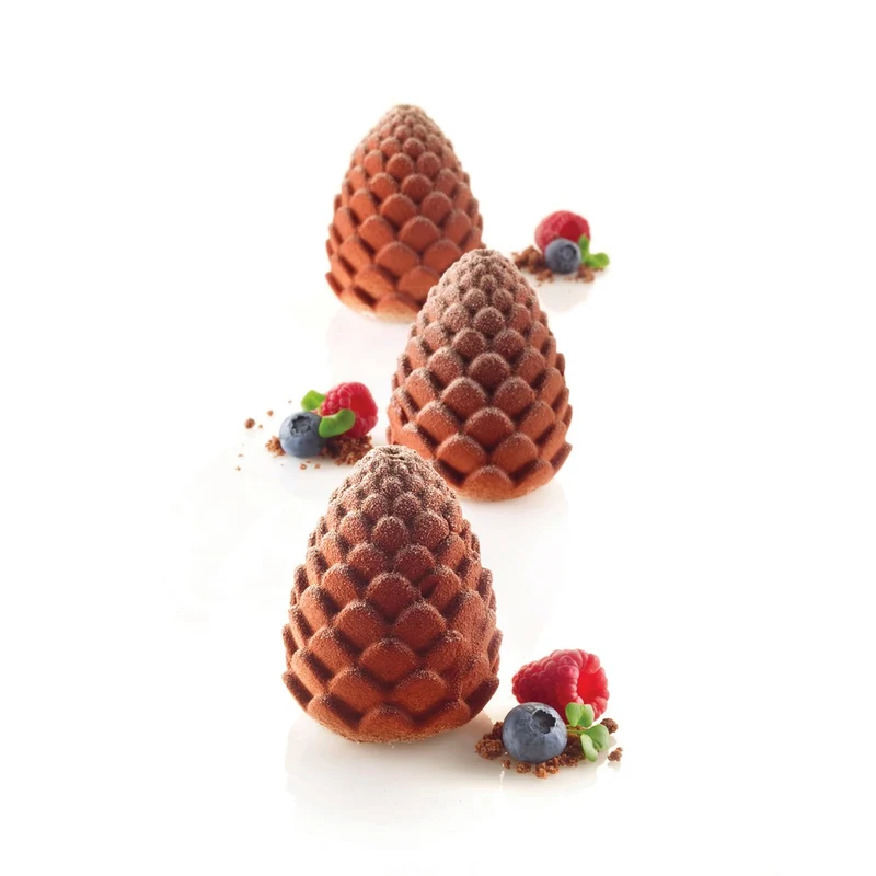 5 Forme - Foresta & Ananas 110 Stampo Dolci Frutta Realistica In Silicone