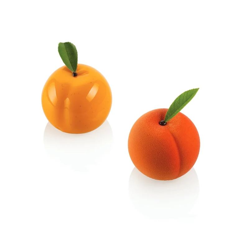 6 Forme - Ispirazioni Di Frutta Albicocca Stampo Dolci Frutta Realistica In Silicone
