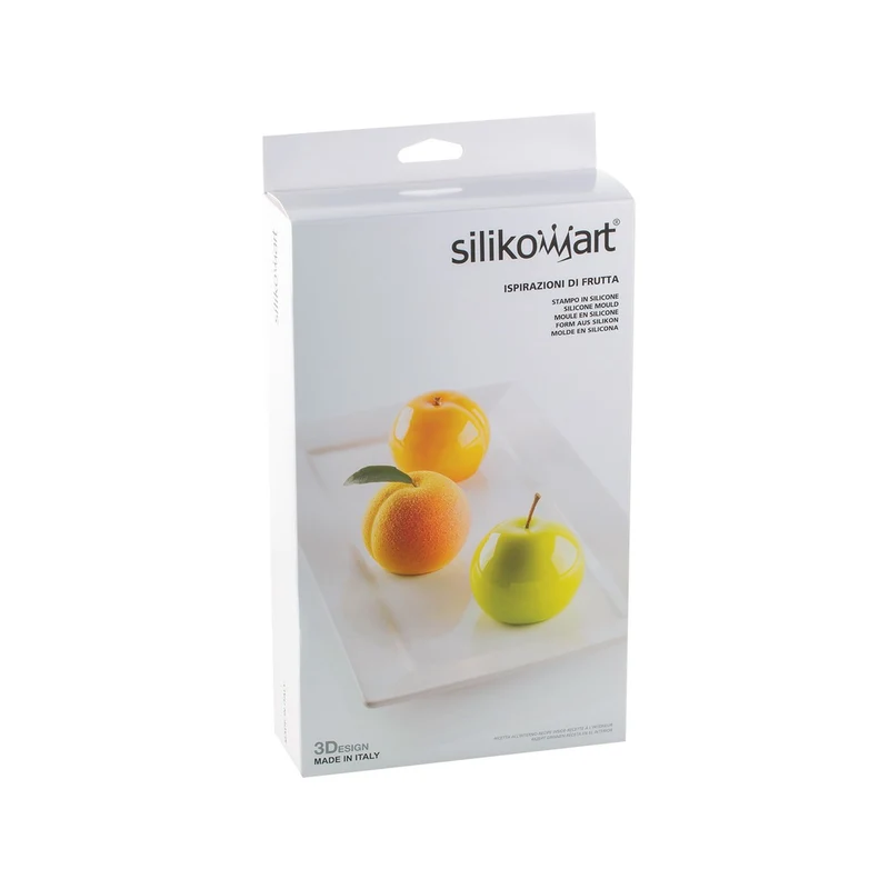 6 Forme - Ispirazioni Di Frutta Albicocca Stampo Dolci Frutta Realistica In Silicone