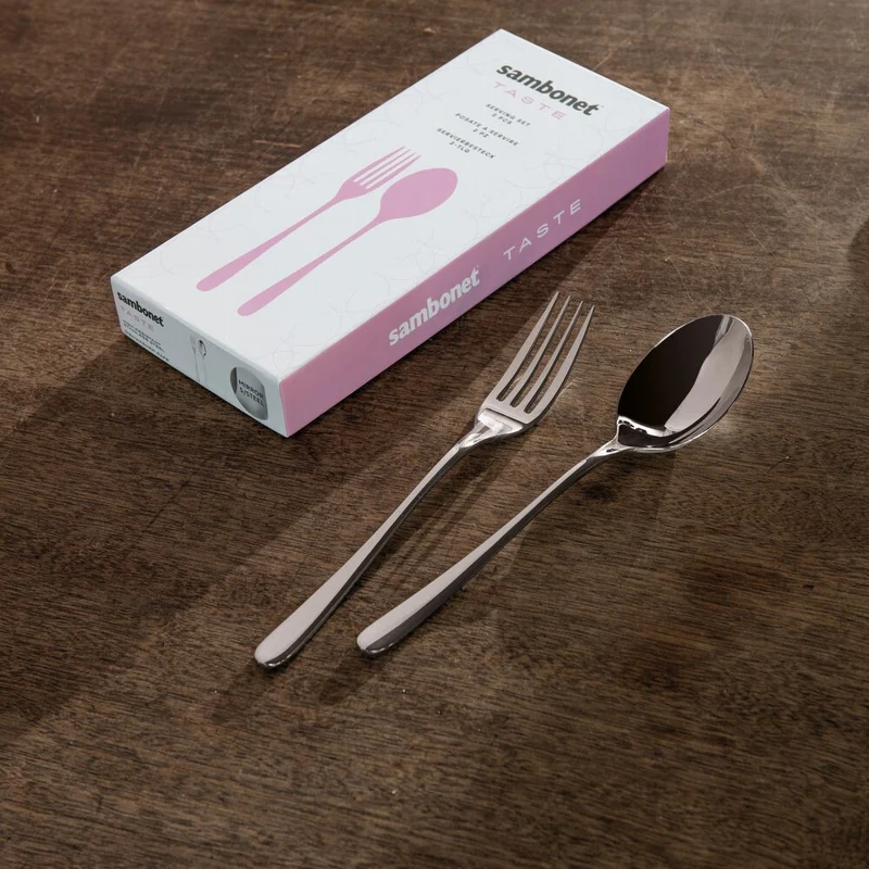 Taste Set Posate Servire In Acciaio Inox - Set 2 Pz
