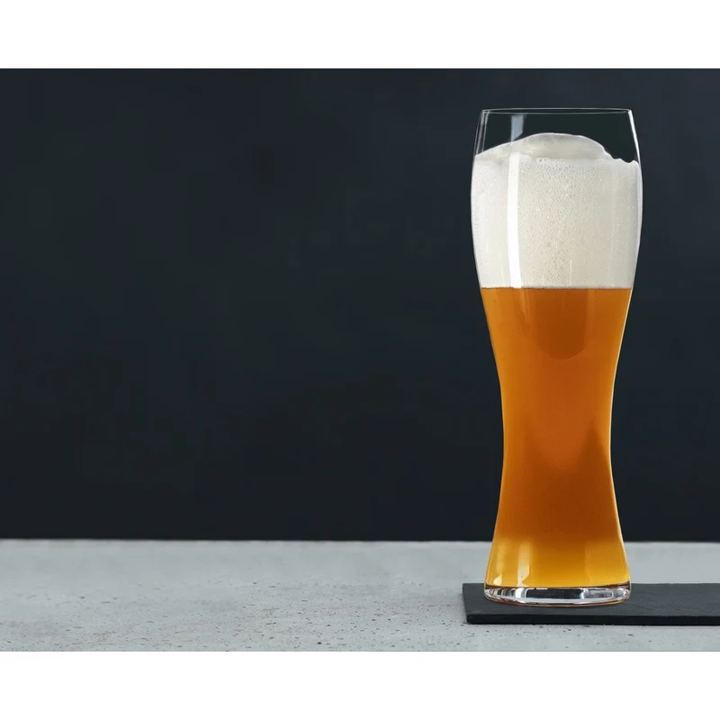 70 cl - Beer Classics Wheat Bicchiere Birra In Vetro Cristallino - Set 2 Pz