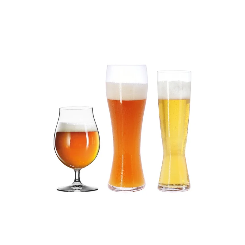 70 cl - Beer Classics Wheat Bicchiere Birra In Vetro Cristallino - Set 2 Pz