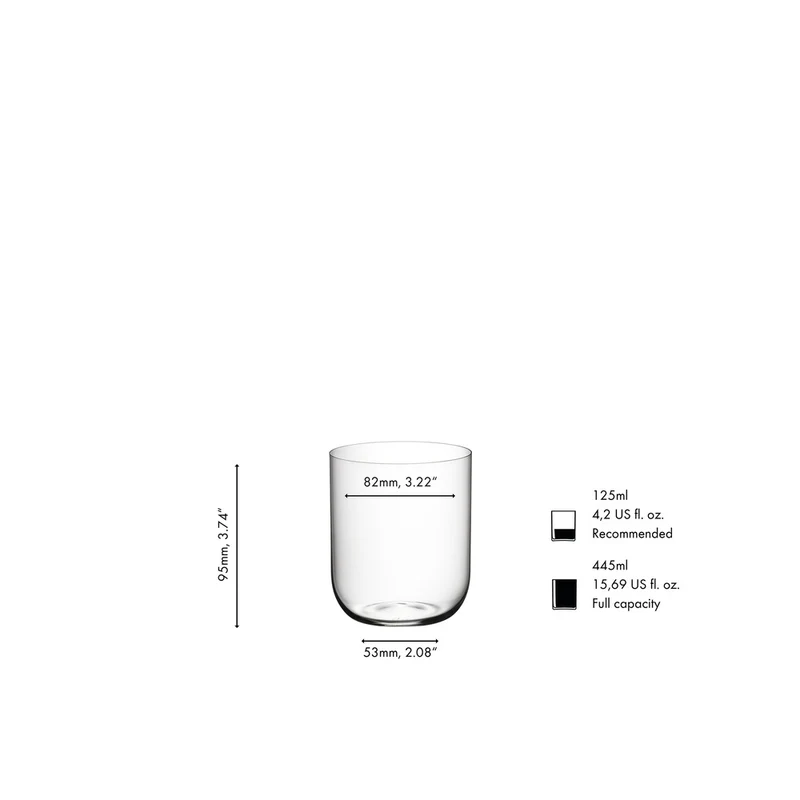 44.5 cl - Manufaktur Vitis Bicchiere Acqua Whisky In Vetro Cristallino