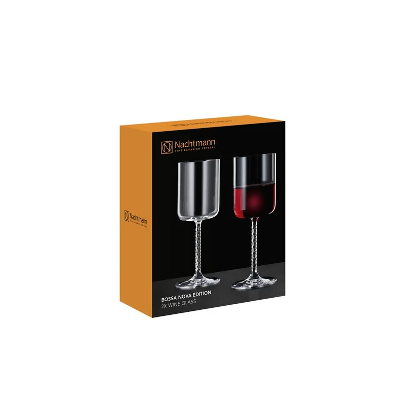 43.5 cl - Bossa Nova Calice Vino In Vetro Cristallino - Set 2 Pz