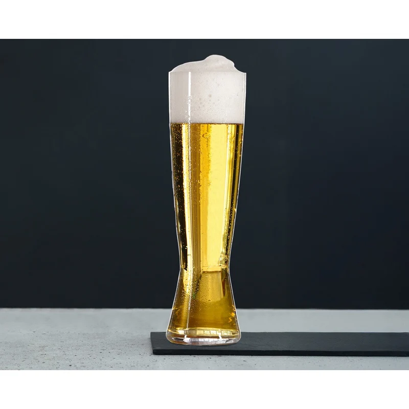 42.5 cl - Beer Classics Pilsner Bicchiere Birra In Vetro Cristallino - Set 2 Pz