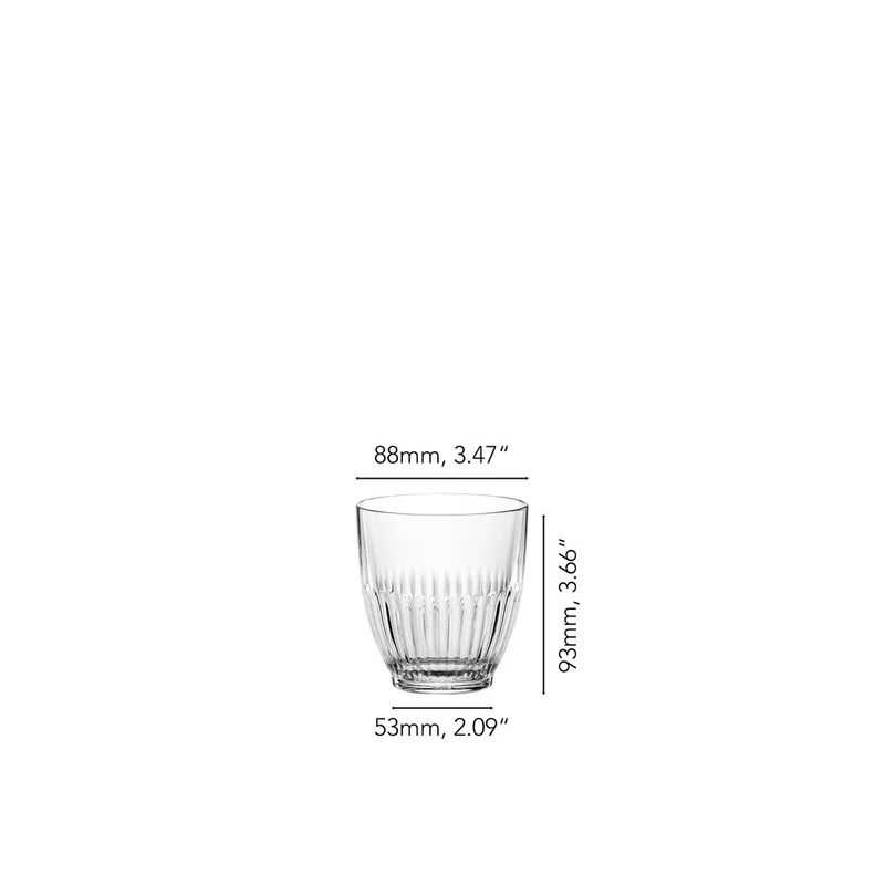30 cl - Heritage Bicchiere Cocktail Tumbler In Vetro Cristallino - Set 2 Pz