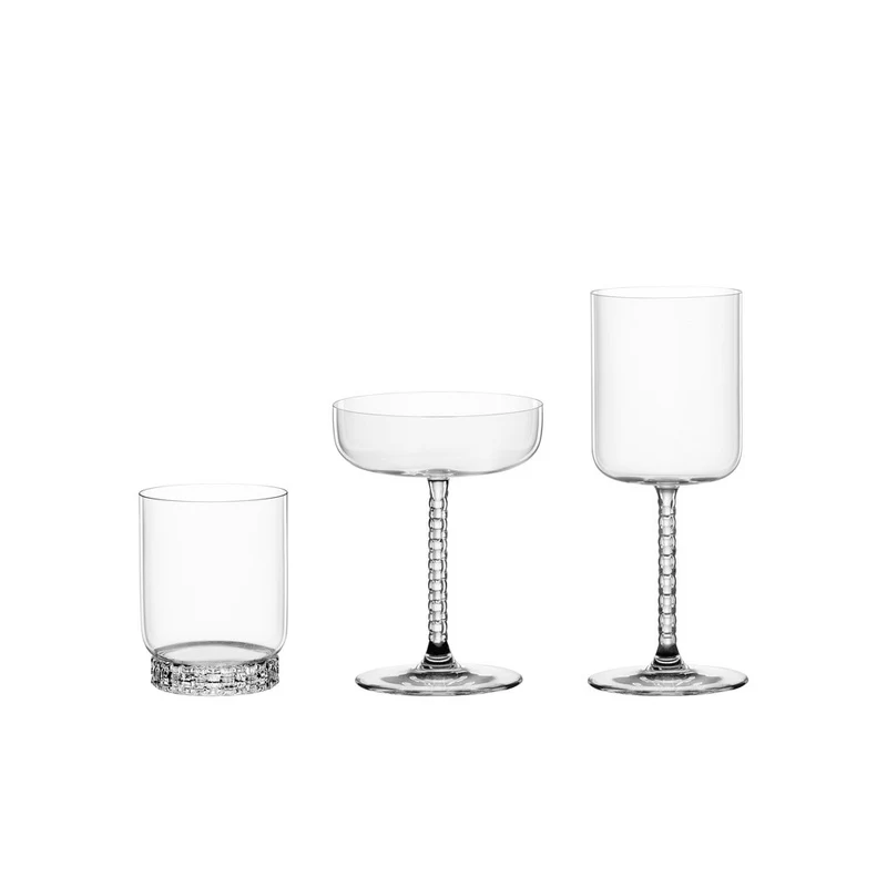 25 cl - Bossa Nova Calice Cocktail Coupe In Vetro Cristallino - Set 2 Pz