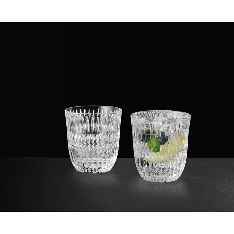 23.5 cl - Ethno Bicchiere Acqua In Vetro Cristallino - Set 4 Pz