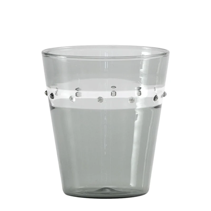 30 cl - A Pallini Bicchiere Acqua Tumbler Fatto A Mano In Vetro Borosilicato - Set 4 Pz