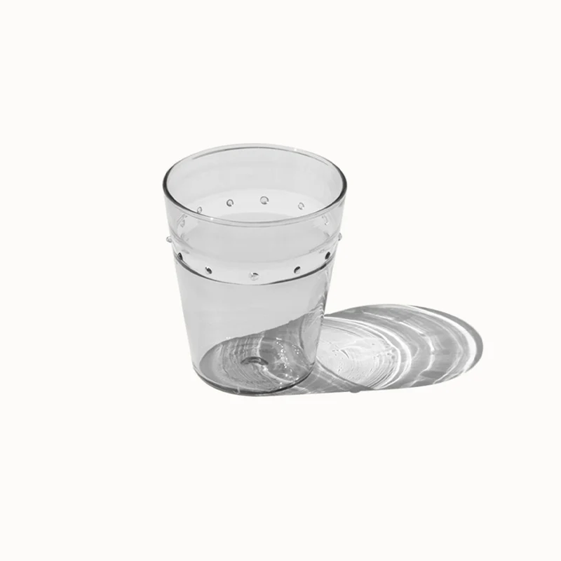 30 cl - A Pallini Bicchiere Acqua Tumbler Fatto A Mano In Vetro Borosilicato - Set 4 Pz