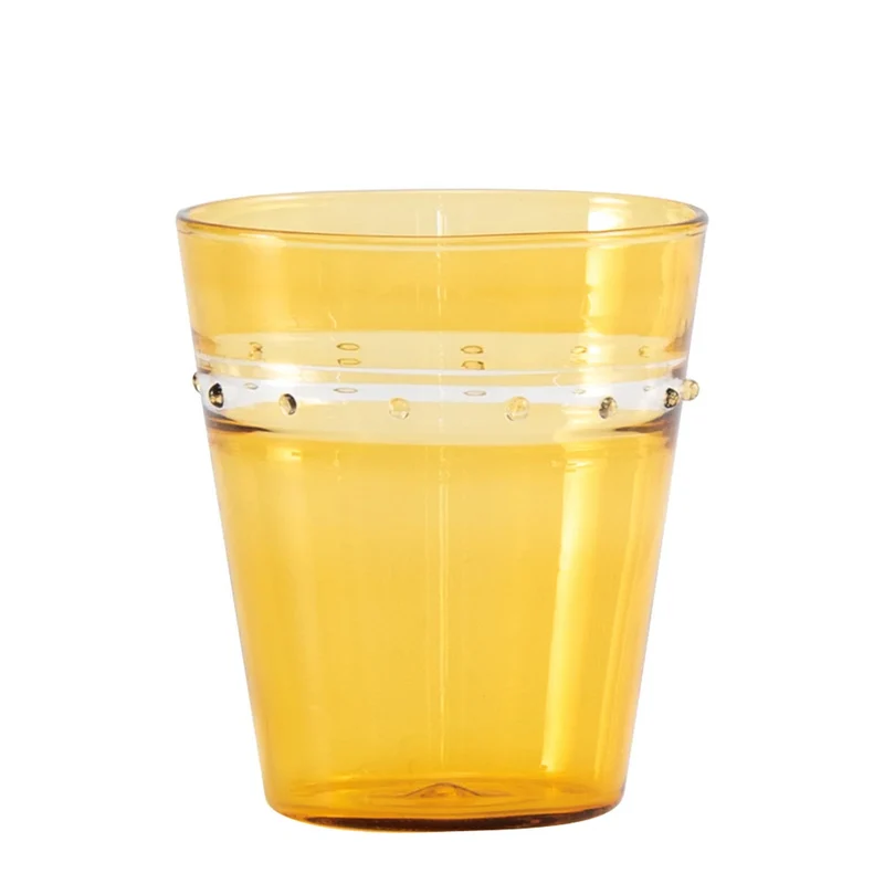 30 cl - A Pallini Bicchiere Acqua Tumbler Fatto A Mano In Vetro Borosilicato - Set 4 Pz