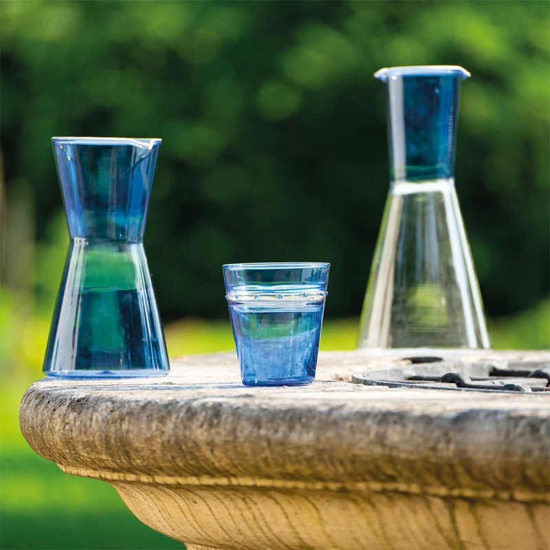 30 cl - A Pallini Bicchiere Acqua Tumbler Fatto A Mano In Vetro Borosilicato - Set 4 Pz