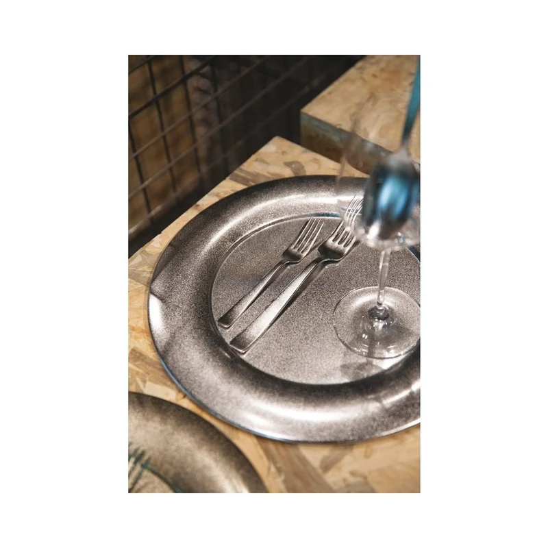 32 cm - Sphera Piatto Presentazione In Acciaio Inox