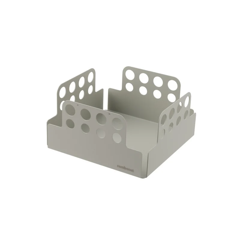 19.5x19.5 cm - Radici Porta Tovaglioli Cubico In Acciaio Inox