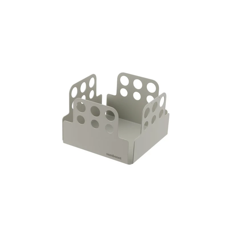 15.0x15.0 cm - Radici Porta Tovaglioli Cubico In Acciaio Inox
