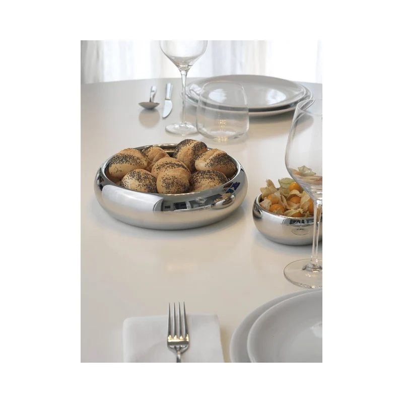 24 cm - Sphera Coppa Con Manici In Acciaio Inox