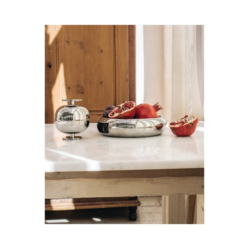 24 cm - Sphera Coppa Con Manici In Acciaio Inox