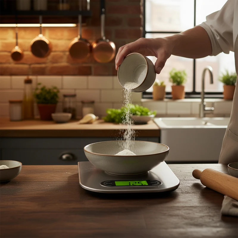 Bilancia Digitale Professionale Da 5 Kg Con Plancia In Acciaio Inox