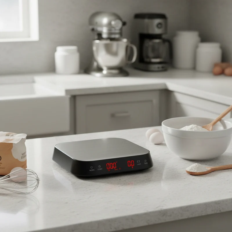 Bilancia Digitale Professionale Da 3 Kg Con Plancia In Acciaio Inox