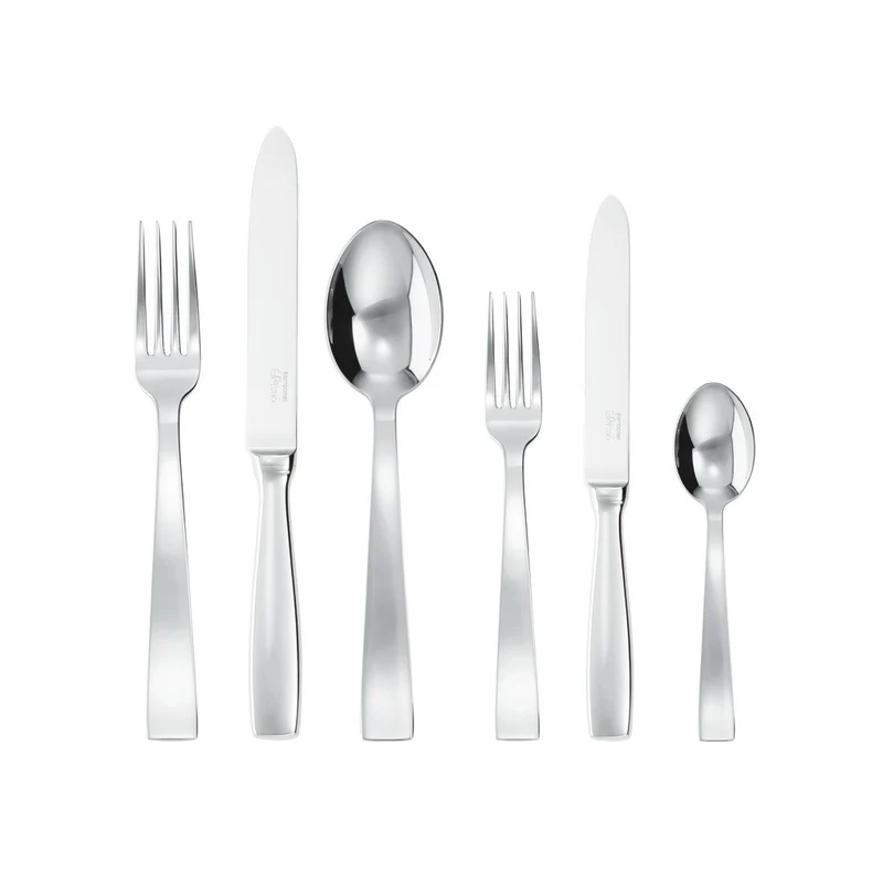 Gio Ponti Servizio Tavola In Acciaio Inox - Set 36 Pz